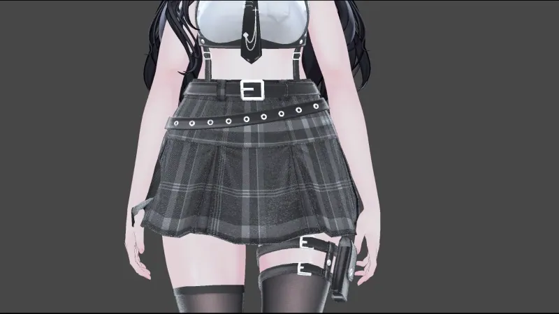 마지카클로즈 회전 2 스프링본 치마 움직임