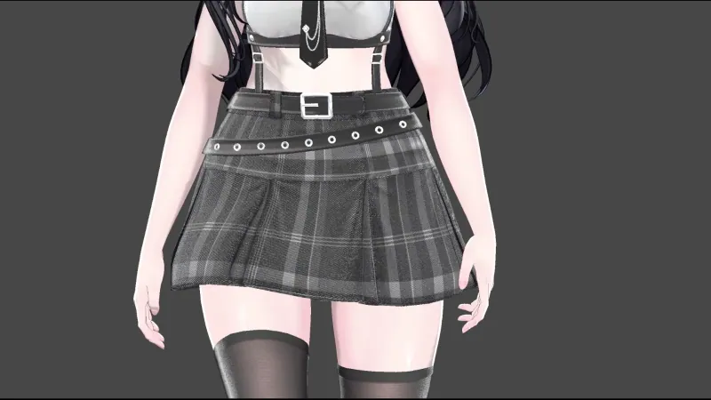 마지카클로즈 치마 손 부딪힘