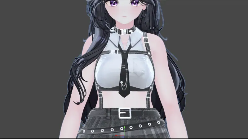 스프링본 머리카락 움직임