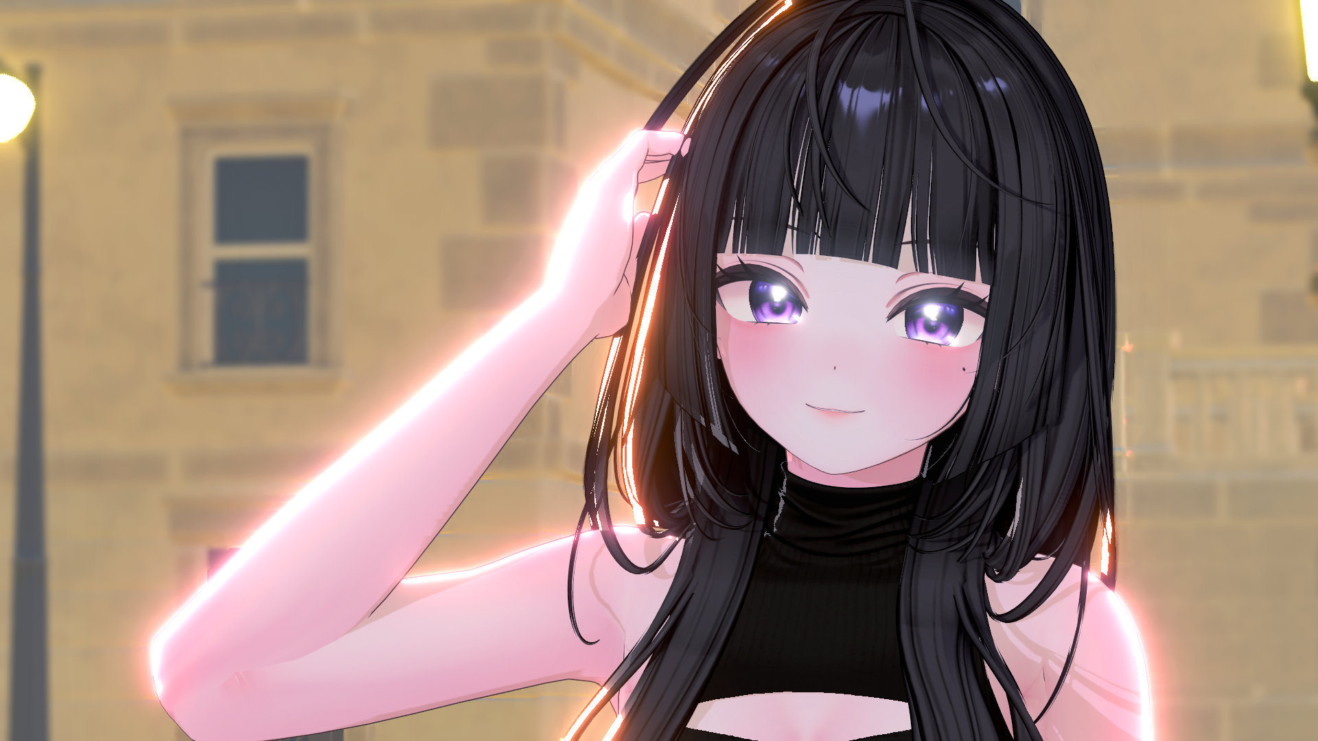 와루도 조명 낮